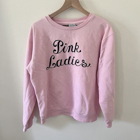Grease Tops - Pink Ladies Grease Movie Musical Sweatshirt - XL
